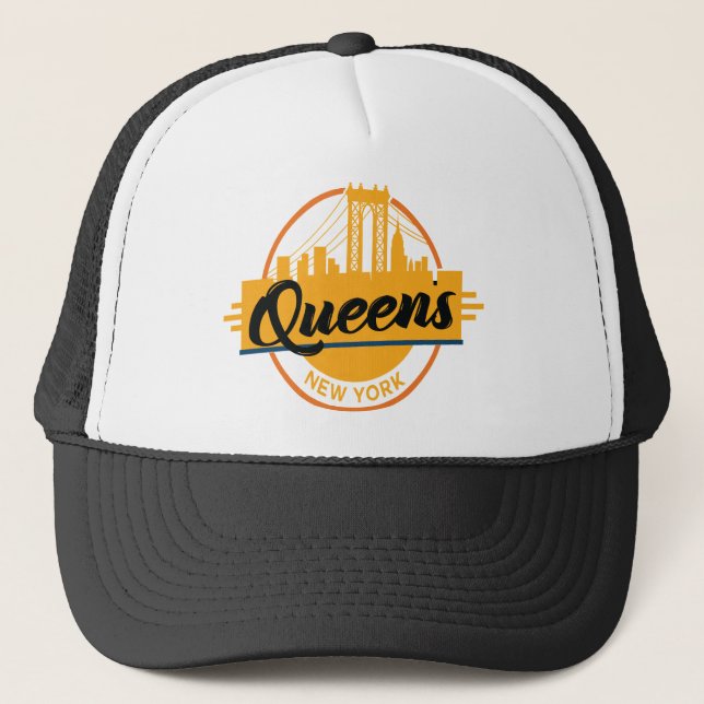 Queens New York Trucker Hat (Front)