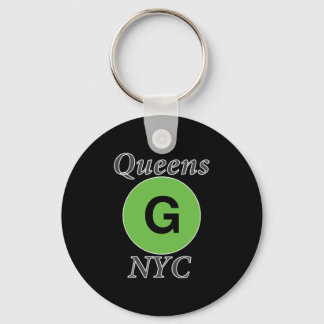 Queens NYC G Train Keychain