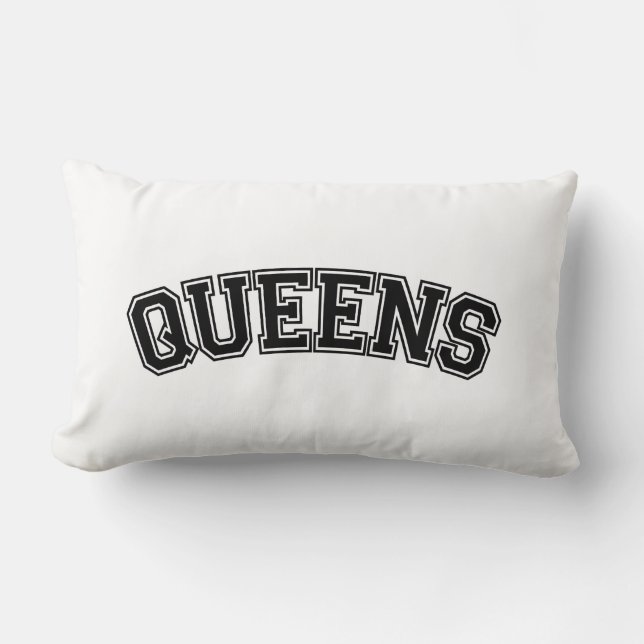 QUEENS, NYC LUMBAR PILLOW (Front)