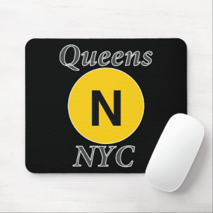 Queens NYC N Train Mouse Pad