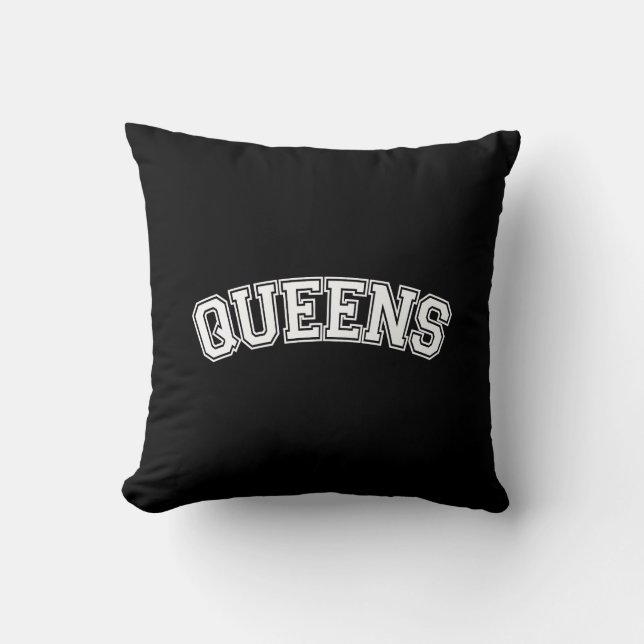 QUEENS, NYC THROW PILLOW (Front)