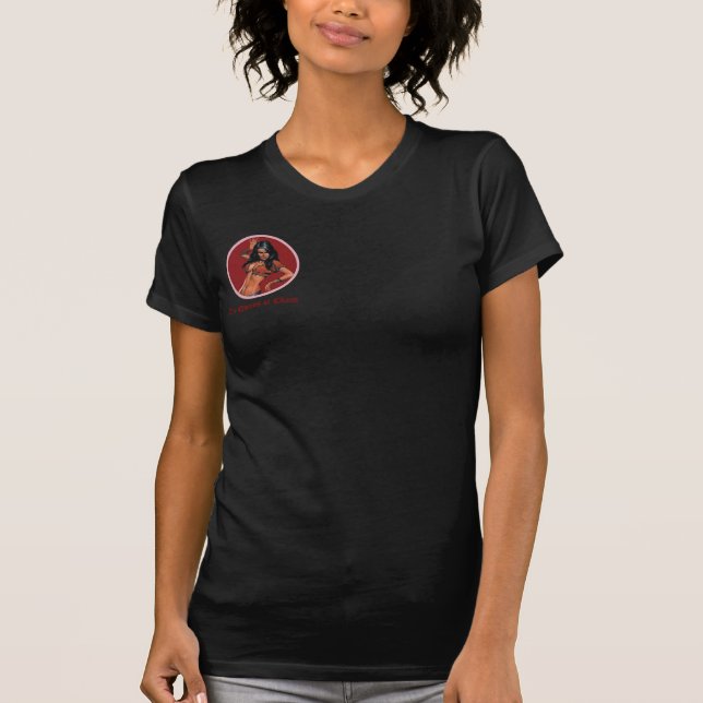 Queens of Chaos T-shirt in Black - Customized (Front)