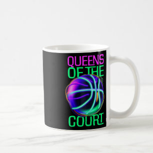 Queens Of The Court - Women And Girls Bysketbyll  Coffee Mug