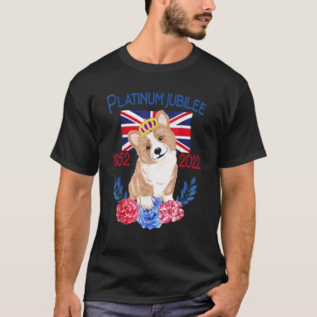 Queen's Platinum Jubilee 2022 British Monarch Quee T-Shirt (Front)