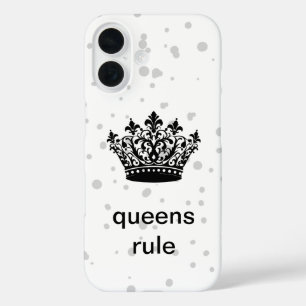 Queens Rule Crown iPhone 16 Case