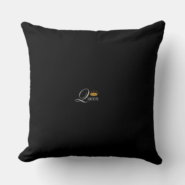 Queen's Throne Throw Pillow (Front)