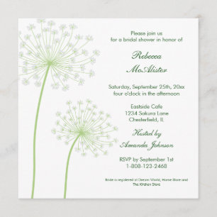 Queen'sAnne Bridal Shower Invitation