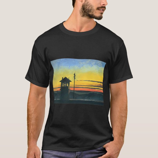 Queensborough-Bridge Edward Hopper T-Shirt (Front)