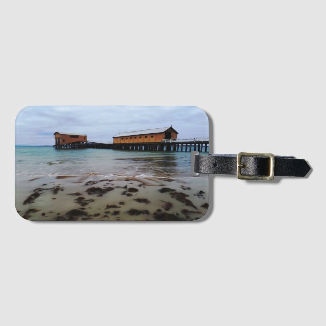 Queenscliff Dreaming Luggage Tag (Front Horizontal)