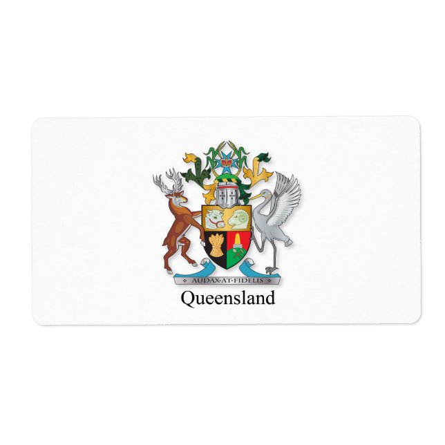 Queensland coat of arms (Front)
