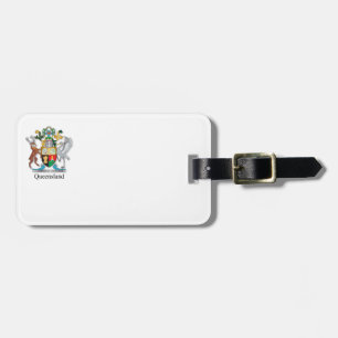 Queensland coat of arms luggage tag