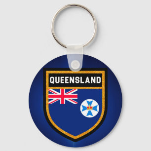 Queensland Flag Keychain