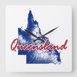 Queensland Square Wall Clock