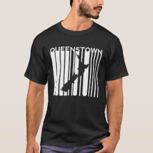 Queenstown New Zealand South Island Retro Vintage T-Shirt