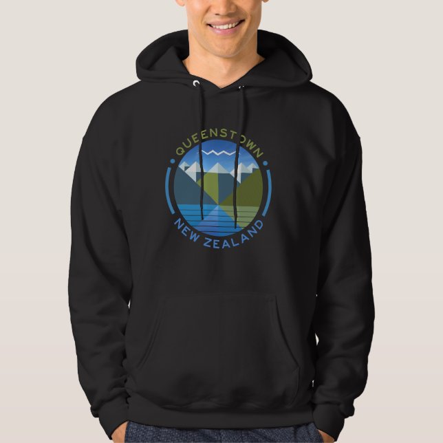 QUEENSTOWN NEW ZEALAND SWEAT - SHIRT À CAPUCHE (Devant)