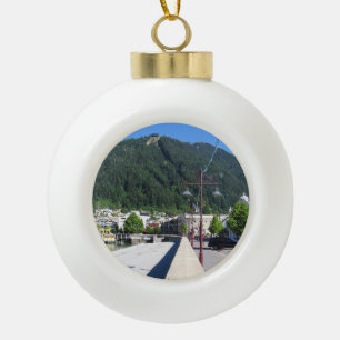 Queenstown, Otago, New Zealand Ceramic Ball Christmas Ornament