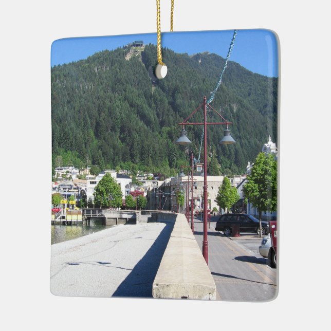 Queenstown, Otago, New Zealand Ceramic Ornament (Left)