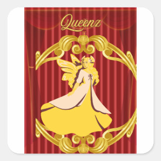 Queenz Square Sticker