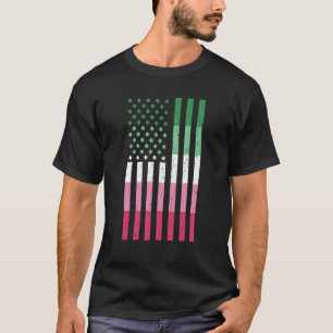 Queer Abrosexuality Usa Flag Lgbt Pride Patriotic T-Shirt