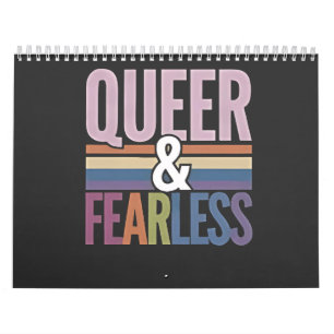 Queer and Fearless LGBT Pride Month Ally  Calendar