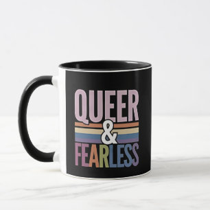 Queer and Fearless LGBT Pride Month Ally Mug
