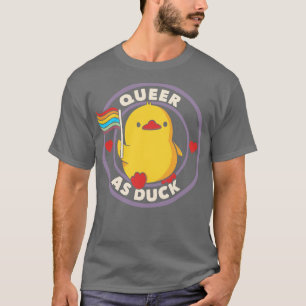 Queer as Duck Pride by Tobe Fonseca T-Shirt