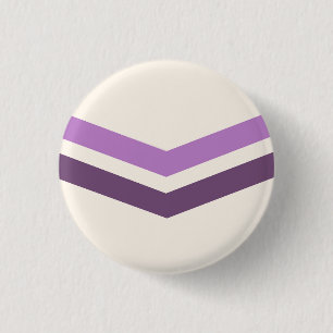 Queer Chevron Pride Flag Badge 1 Inch Round Button