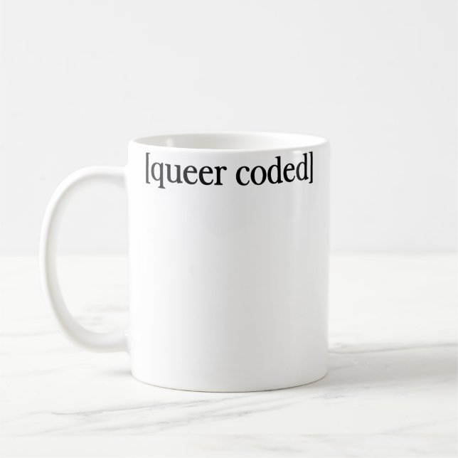 Queer Coded Coffee Mug (Left)