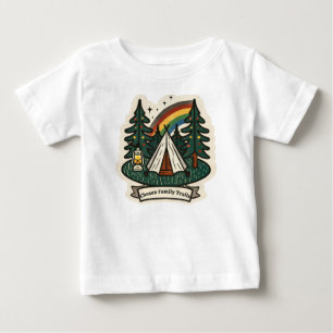 Queer Family Camping – LGBTQ Pride Outdoor Baby T-Shirt