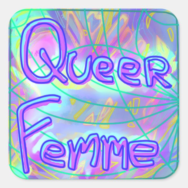 Queer Femme Sticker (Front)