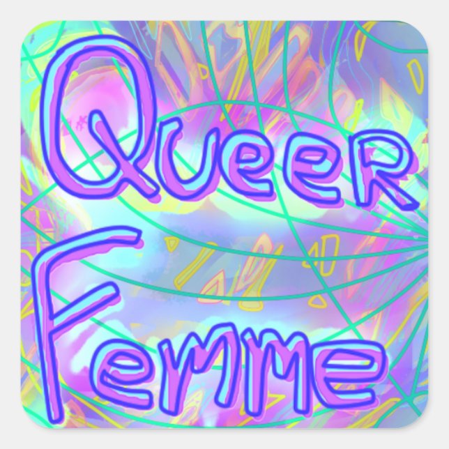 Queer Femme Sticker (Front)