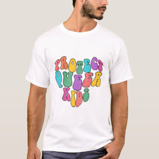 Queer Kids Cute LGBTQ Support T-Shirt