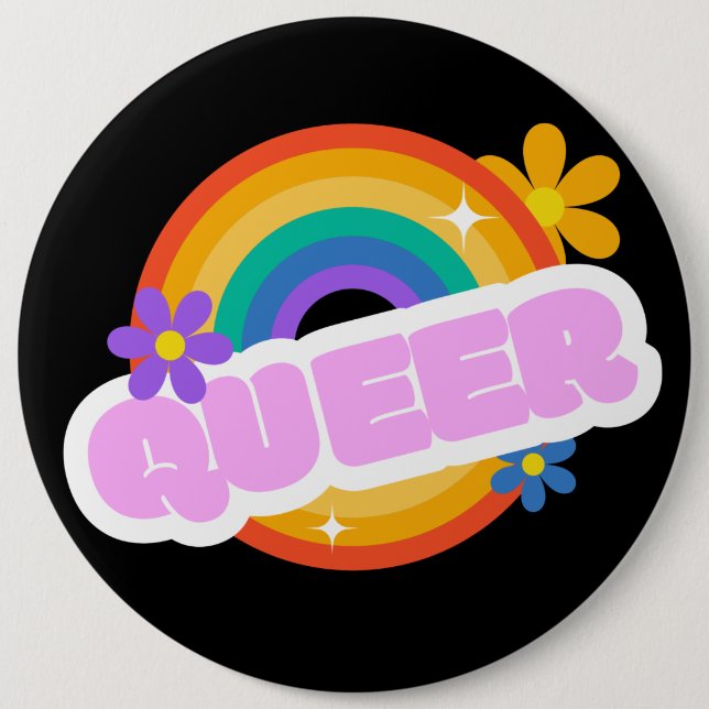 Queer. LGBT+Pride. Badge (Devant)