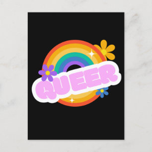Queer. LGBT+Pride. Poster Postcard