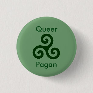 Queer Pagan 1 Inch Round Button