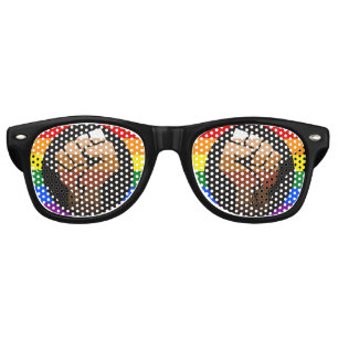 Queer People of Color Pride Flag Sunglasses