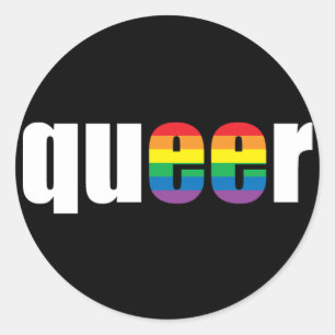 Queer Pride Classic Round Sticker