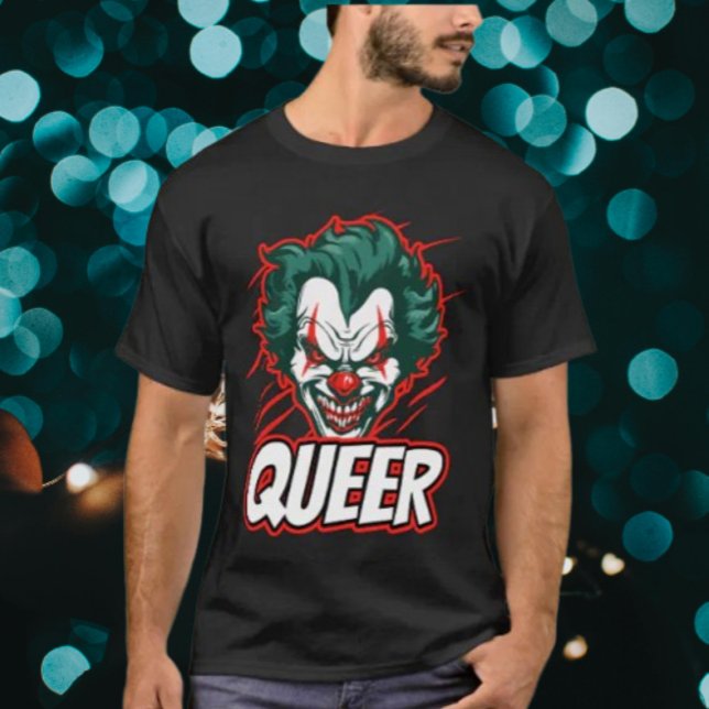 Queer Pride Clown T-Shirt (Creator Uploaded)