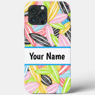 Queer Pride Flag Abstract Zen Flower Petals iPhone 13 Pro Max Case