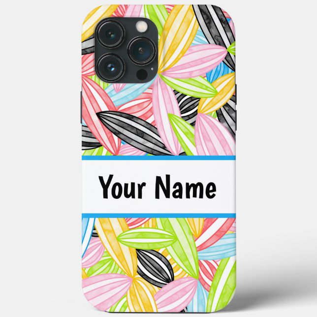 Queer Pride Flag Abstract Zen Flower Petals Case-Mate iPhone Case (Back)