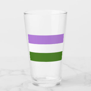 Queer Pride Flag Glass