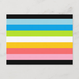 Queer Pride Flag Postcard