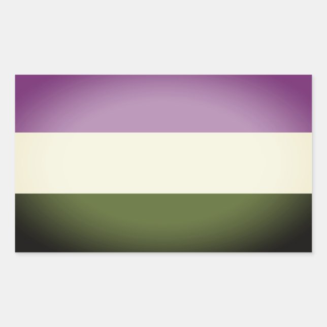 Queer Pride Flag Sticker (Front)