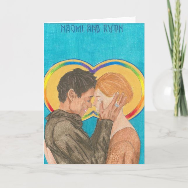 Queer Saints : Cartes de voeux Naomi & Ruth (Devant)