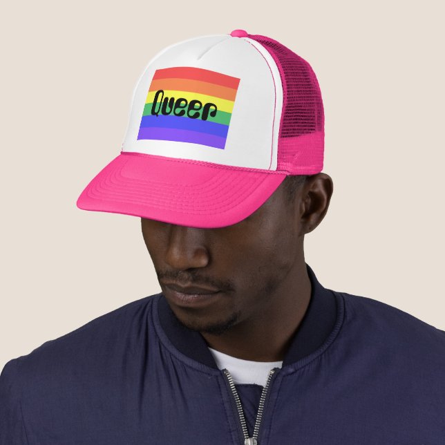 Queer Trucker Hat (In Situ)