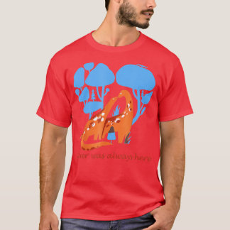 Queer Was Always Here Dinosaur LGB Gay  T-Shirt
