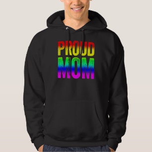 Queer Women Proud Mom Lesbian Lgbtq Pride Month L Hoodie