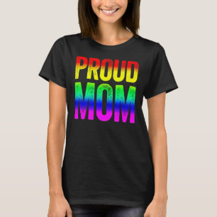 Queer Women Proud Mom Lesbian Lgbtq Pride Month L T-Shirt