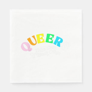 Queers Take Cares Of Each Others Lgbt Pride Gay Napkin