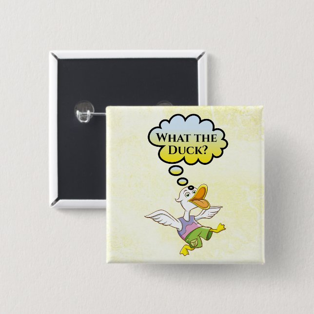 Quel canard ? Badge (Devant & derrière)